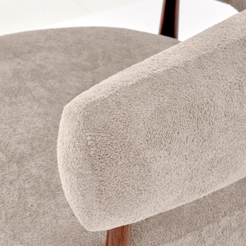 Kreslo EDUN cappuccino/orech 9