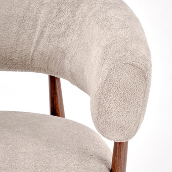 Kreslo EDUN cappuccino/orech 10