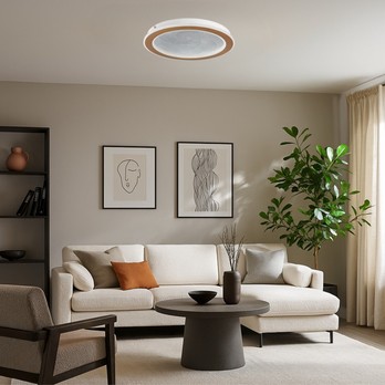 Stropné svietidlo EFRAEL zlatá/priehľadná 1