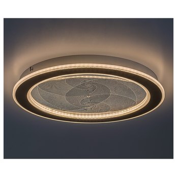 Stropné svietidlo EFRAEL zlatá/priehľadná 3