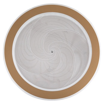 Stropné svietidlo EFRAEL zlatá/priehľadná 7