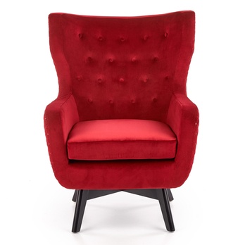 Kreslo EFRAIM tmavočervená 3