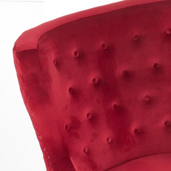 Kreslo EFRAIM tmavočervená 5