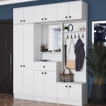 Predsieňová zostava ELA 10 biela 1