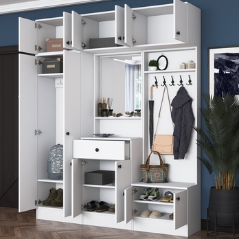 Predsieňová zostava ELA 10 biela 2