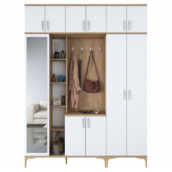 Predsieňová zostava ELA 11 orech/biela 3