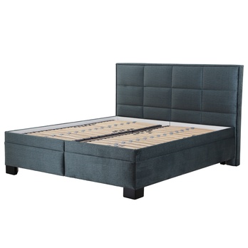 Posteľ s polohovacím roštom ELA 1 sivomodrá, 160x200 cm 2