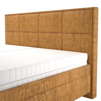 Posteľ s polohovacím roštom ELA 1 horčicová, 160x200 cm 5