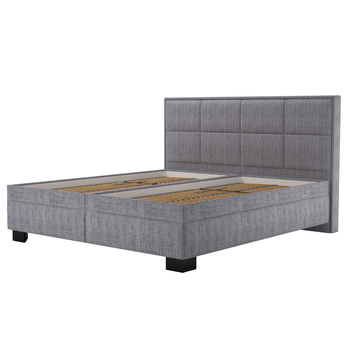 Posteľ s polohovacím roštom ELA 1 sivá, 160x200 cm 2