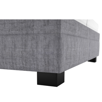 Posteľ s polohovacím roštom ELA 1 sivá, 160x200 cm 4