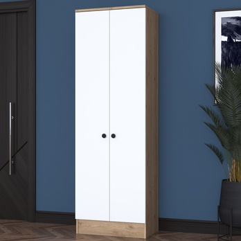 Predsieňová skriňa ELA 2 biela/orech 1