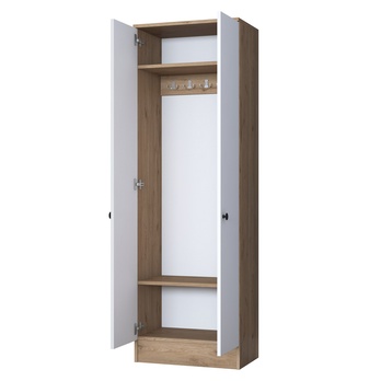 Predsieňová skriňa ELA 2 biela/orech 2