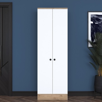 Predsieňová skriňa ELA 2 biela/orech 4