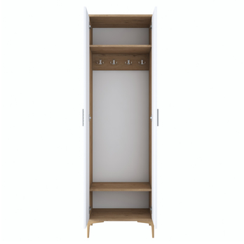 Predsieňová skriňa ELA 3 orech/biela 4