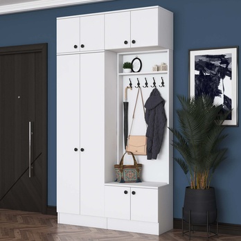 Predsieňová zostava ELA 7 biela 1