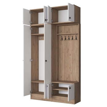 Predsieňová zostava ELA 7 orech/biela 3