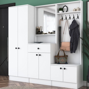 Predsieňová zostava ELA 8 biela 1