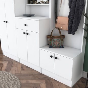 Predsieňová zostava ELA 8 biela 8