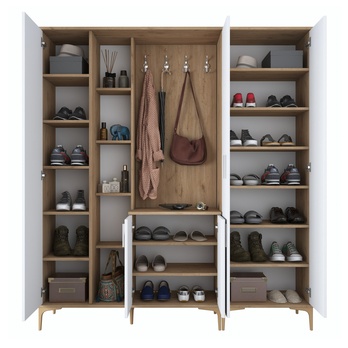 Predsieňová zostava ELA 9 orech/biela 4