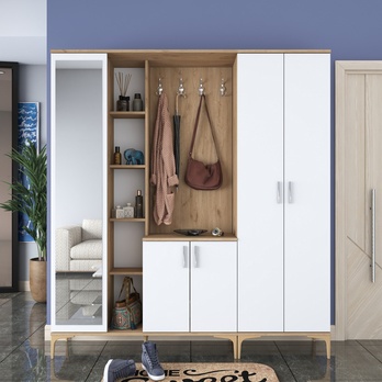 Predsieňová zostava ELA 9 orech/biela 6