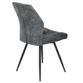 Jedálenský set ELDA tmavý betón/antracitová 4