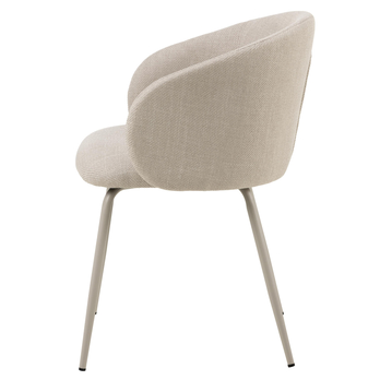 Jedálenská stolička ELEANOR béžová/sivá 3