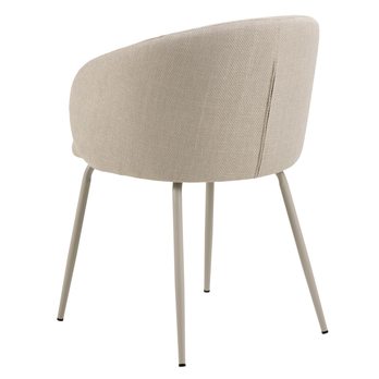 Jedálenská stolička ELEANOR béžová/sivá 4