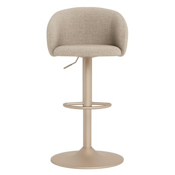 Barová stolička ELEANOR béžová/sivá 2