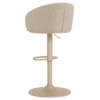 Barová stolička ELEANOR béžová/sivá 4