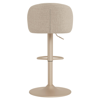 Barová stolička ELEANOR béžová/sivá 5