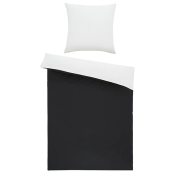 Posteľná bielizeň ELEGANT čierna/biela, 80x80 a 135x200 cm 1