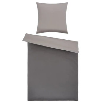 Posteľná bielizeň ELEGANT sivá/svetlosivá, 80x80 a 135x200 cm 1