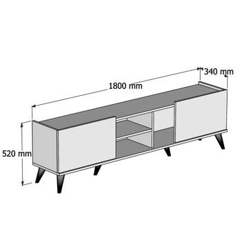 TV stolík ELEGANTE orech 3