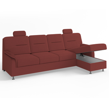 Sedacia súprava ELIDA pravá, vínová 2