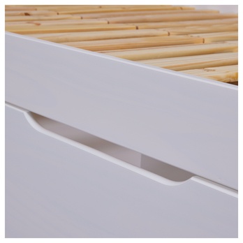 Posteľ s roštom ELIDE biela, 140x200 cm 6