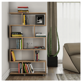 Regál na knihy  ELIF borovica 1