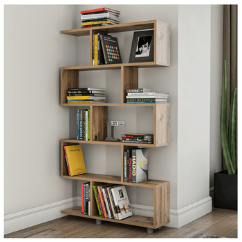 Regál na knihy  ELIF borovica 2
