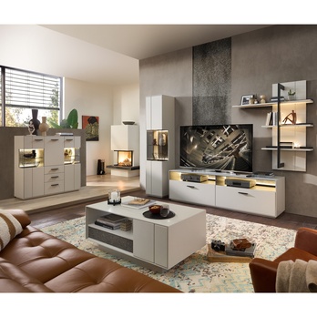 Skrinka ELIGIA sahara krémová/granit 1