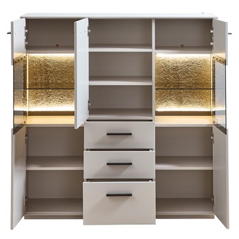 Skrinka ELIGIA sahara krémová/granit 2