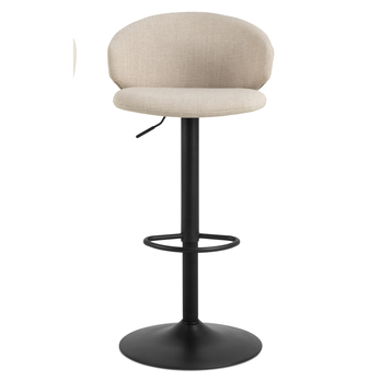 Barová stolička ELLA béžová/čierna 2