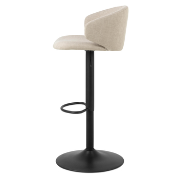 Barová stolička ELLA béžová/čierna 3