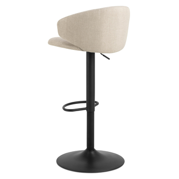 Barová stolička ELLA béžová/čierna 4