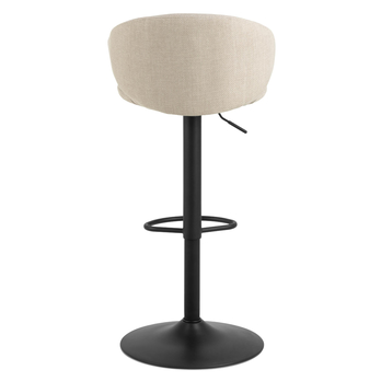 Barová stolička ELLA béžová/čierna 5