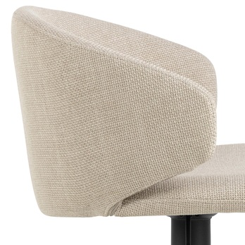 Barová stolička ELLA béžová/čierna 6