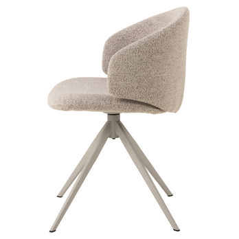 Jedálenská stolička ELLA béžová/sivá 3