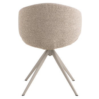 Jedálenská stolička ELLA béžová/sivá 5