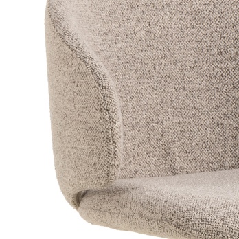 Jedálenská stolička ELLA béžová/sivá 6