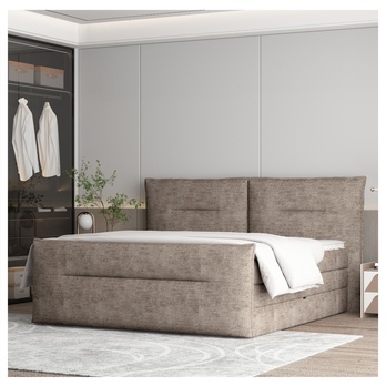 Posteľ boxspring ELMA hnedobéžová, 180x200 cm 1