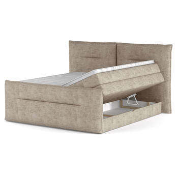 Posteľ boxspring ELMA hnedobéžová, 180x200 cm 2