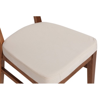 Jedálenská stolička ELMA béžová/orech, sada 2 ks 7